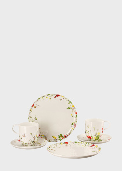 Чайный сервиз на 2 персоны Rosenthal Brillance Fleurs Sauvages 6 предметов, фото